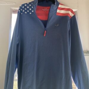 Vineyard vines 1/4 zip pullover top